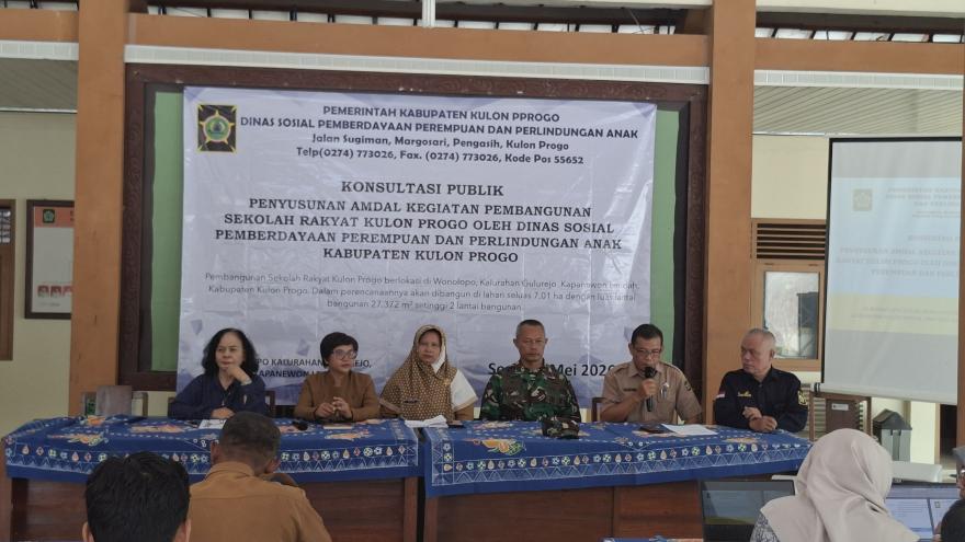 KONSULTASI PUBLIK KEGIATAN PEMBANGUNAN SEKOLAH RAKYAT KULON PROGO